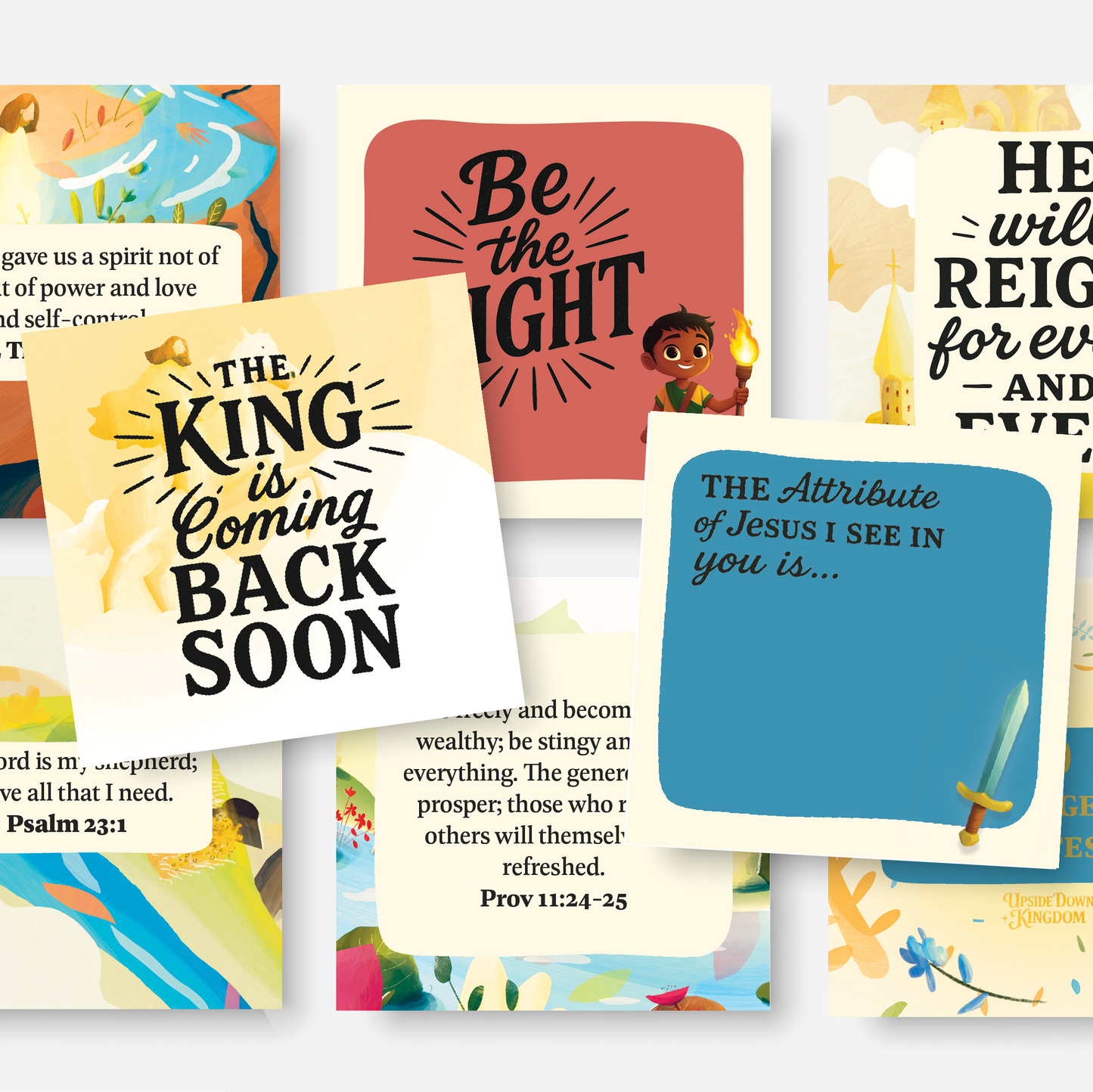 Upside Down Kingdom Companion Devotional + Notecards