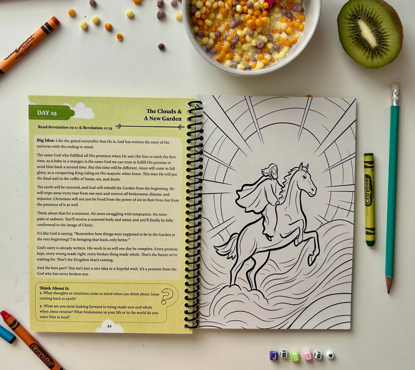 Upside Down Kingdom Companion Devotional & Activity Spiral Notebook
